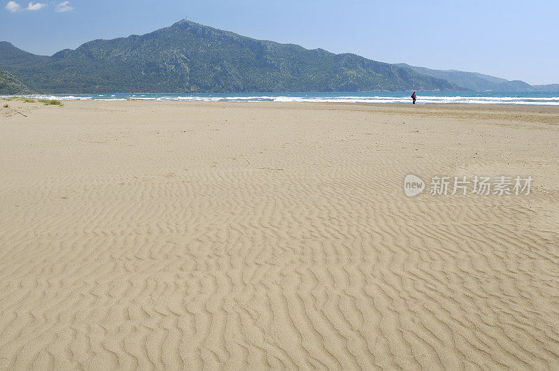 伊兹图祖海滩， 达利安， 穆格拉， 土耳其